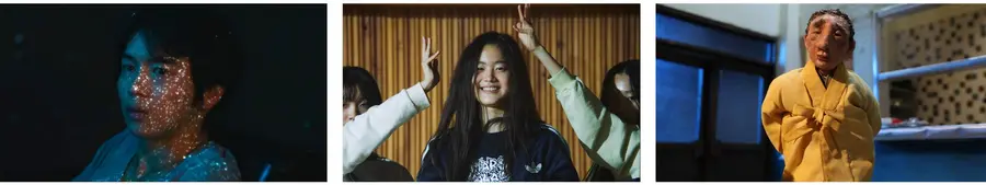(왼쪽부터) 〈우주의 흔적〉(c)COSMOS PICTURES, 〈풀문〉(c)cinemaru, 〈화곡사〉(c)한국영화아카데미(KAFA) / 사진=부산국제영화제 제공